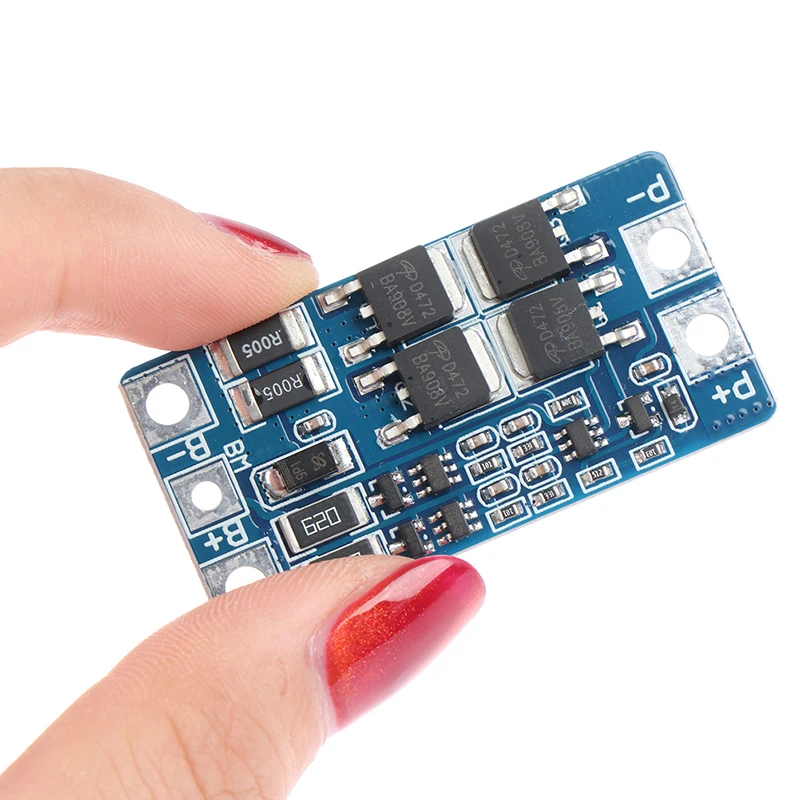 Panneau de Protection de batterie au Lithium 2S 10A 7.4V 18650, Protection équilibrée 8.4V