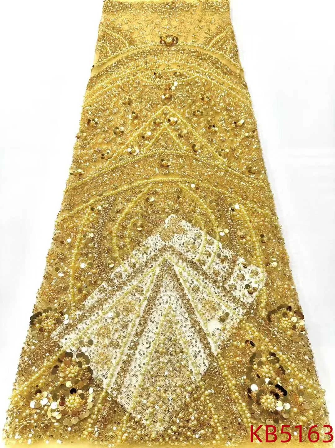 

Тюль с золотыми бусинами, кружевная ткань, ткань с блестками, африканская ткань, кружево, высокое качество, 2022, французская сетка с последовательностью для шитья KB5163