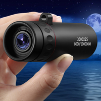 3000x25 Adult Professional HD Remote Monocular & Pocket Mini Portable Telescope for Outdoor Camping and Hunting