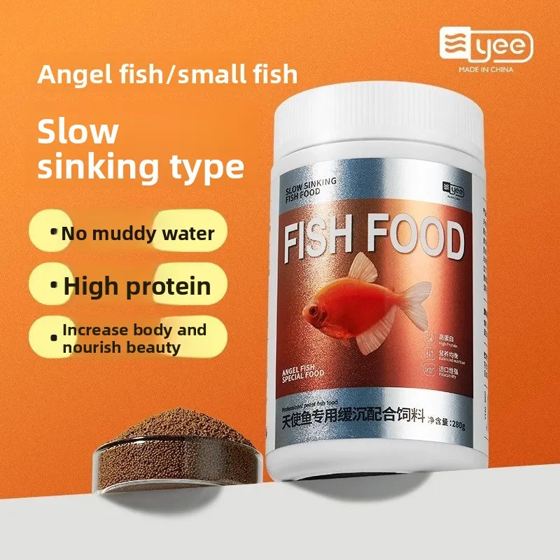 

Yee Angel Fish & Tropical Community Food - Micro Pellets for Discus, Guppies, Angelfish & Small Ornamental Species