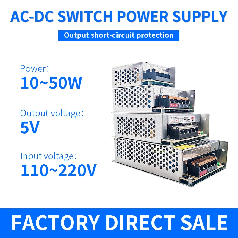 AC-DC Switching Power Supply | 110 ~ 220V To 5V Monitoring |10 ~ 50w Leds With | Beehive Power Supply