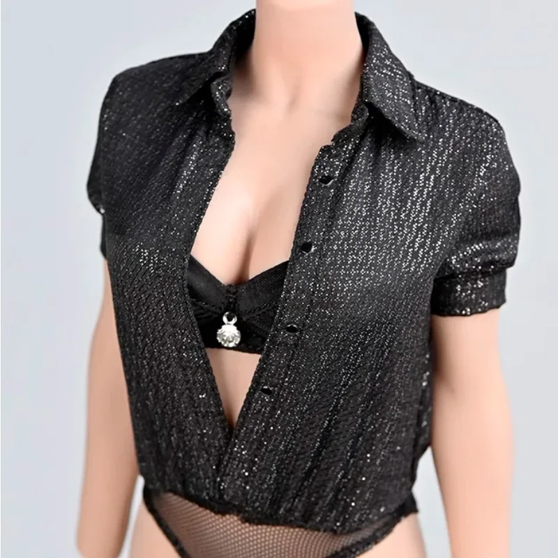 1/6 스케일 여성 군인 경량 반투명 셔츠 점프 슈트 의류 12 인치 액션 피규어 PH TBL 바디