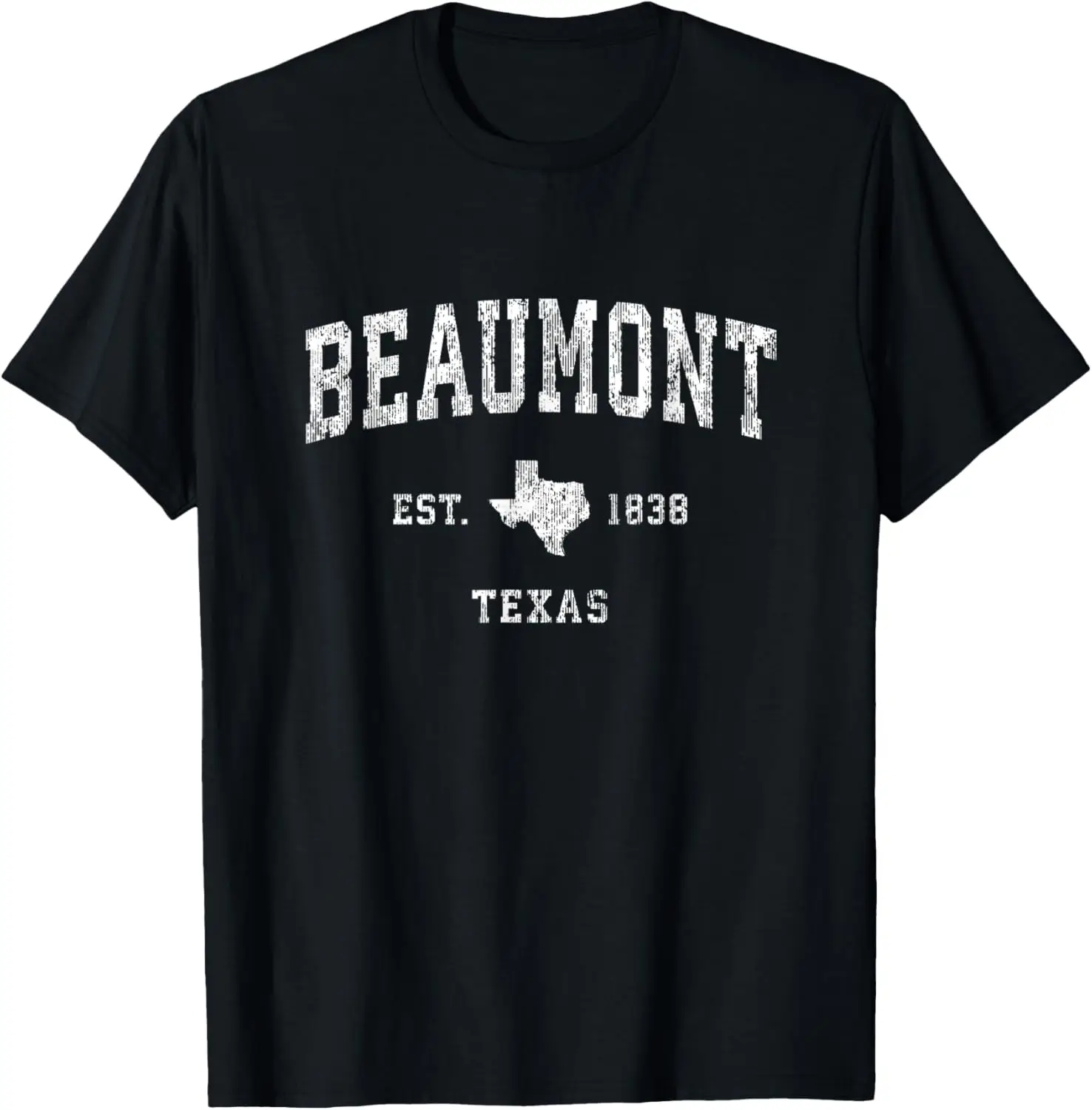 

Винтажная спортивная футболка Beaumont Texas TX с спортивным дизайном