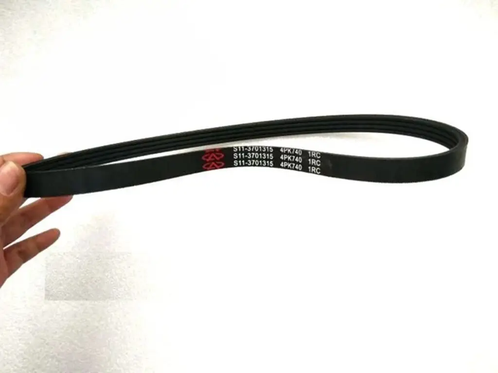 4PK740 المولد مروحة مولد مروحة حزام ل الصينية شيري QQ 1.1 محرك السيارات محرك السيارة جزء تكييف الهواء حزام S11-3701315 #1
