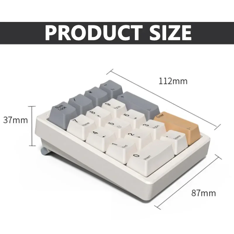 17 Keys Mini Keyboard Type C Wired Number Pad Mechanical Numeric Keypad Photoshop Accounting Numpad Gaming Programming Keypads
