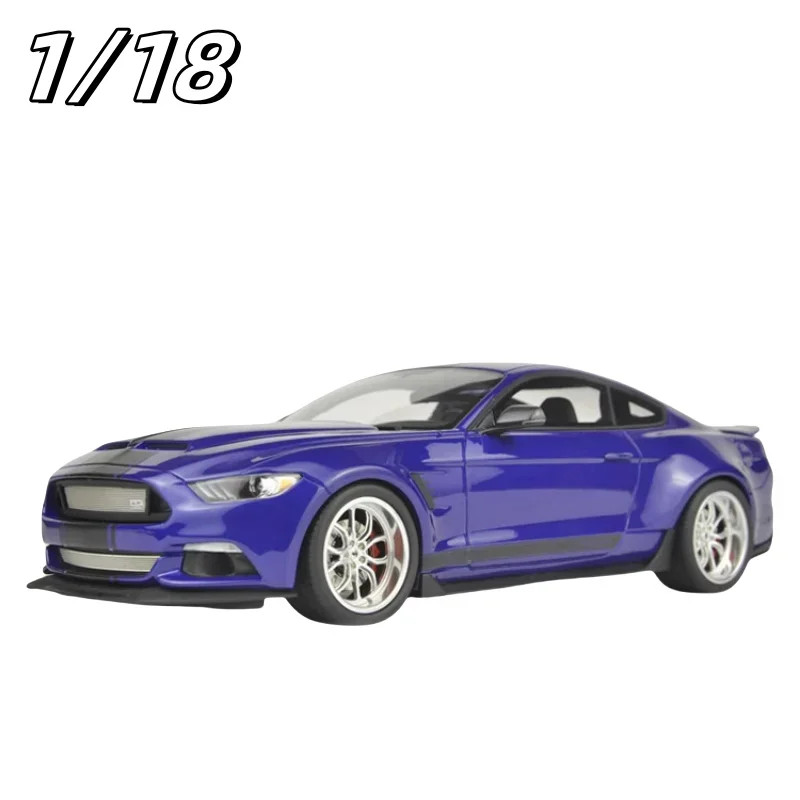 

1:18 Ford Mustang Shelby GT-350 Widebody alloy model, children's collection of decorative toys, for children's holiday gifts.