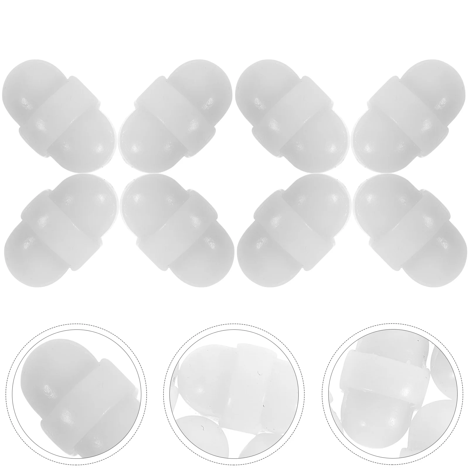 10pcs Magnetic Stirrer Stir Bar Magnetic Stir Bars PTFE Stirrer Magnet Stir Bars