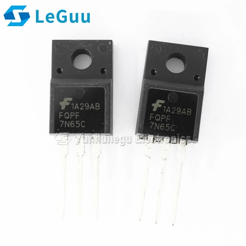 10PCS 100% New Original FQPF7N65C TO220F 10N65 12N65 Power MOSFET N-Channel