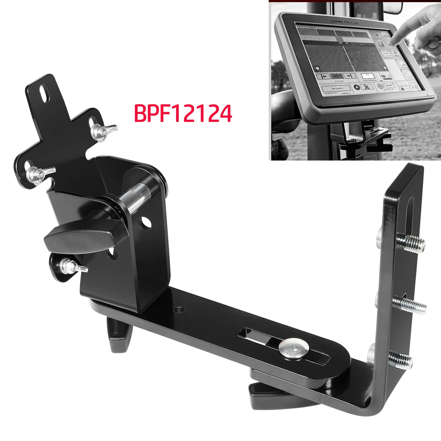 Universal Corner Post Display Mounting Bracket BPF12124 Fits for John Deere Greenstar G2 G3 G4 G5 4640 2630 2600 1800 Displays