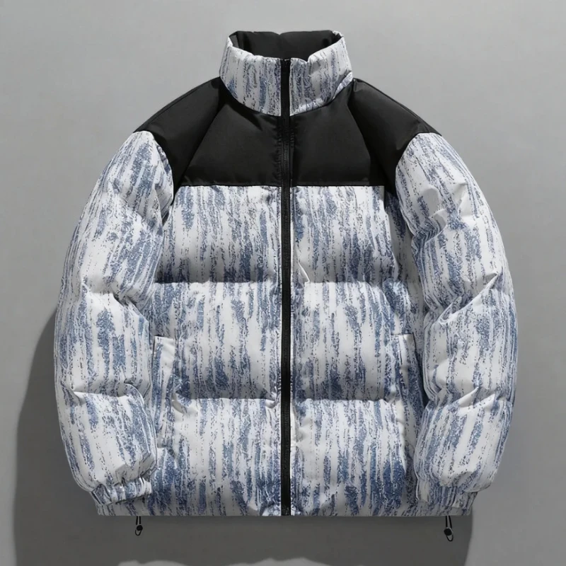 

Зимняя трендовая удобная куртка с капюшоном, утолщенная теплая хлопковая куртка. Новая осенне-зимняя хлопковая куртка для мужчин и женщин.