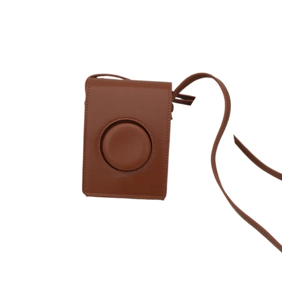 

Summer New Korean Vertical Phone Bag Trendy Daily Retro Convenient Camera Small Square Bag Versatile Cross Shoulder Women's Bags