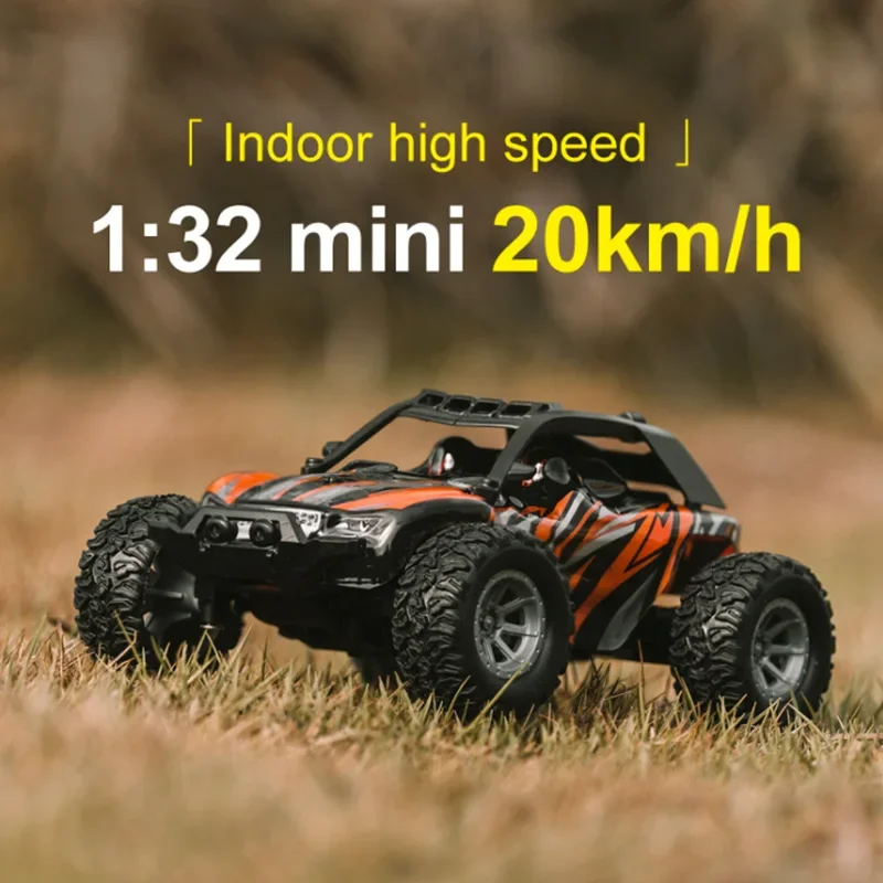 S801 S802 RC Car 1/32 2.4g Mini szybki zdalnie sterowany samochód Wbudowane podwójne światła LED Obudowa samochodu Świecąca zabawka Prezent dla