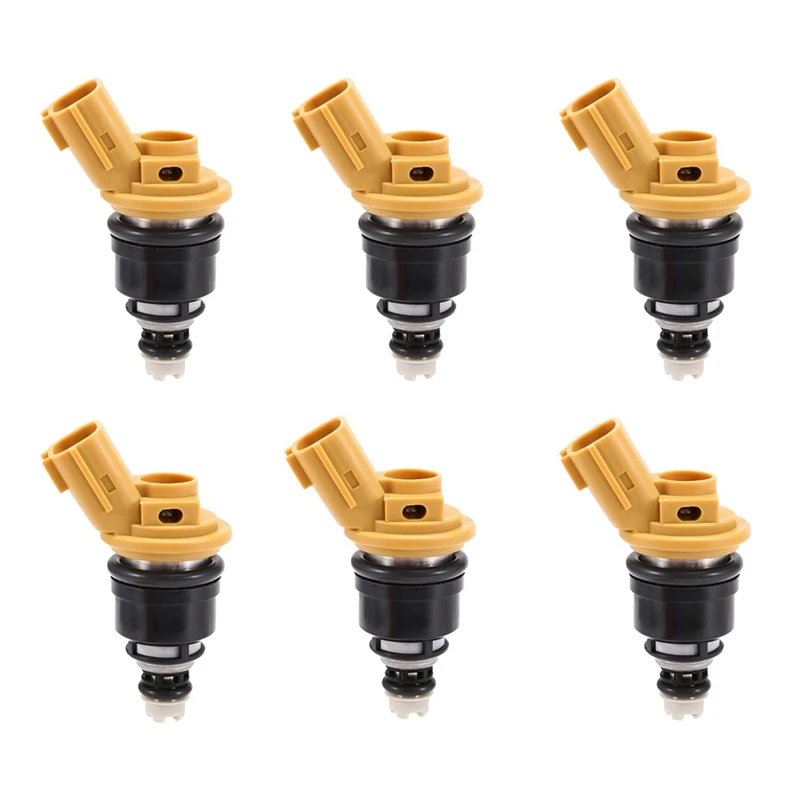 6PCS New Fuel Injectors 550Cc 555Cc 16600-RR543 For Nissan Silvia SR20DET S13 S14 S15 Jecs