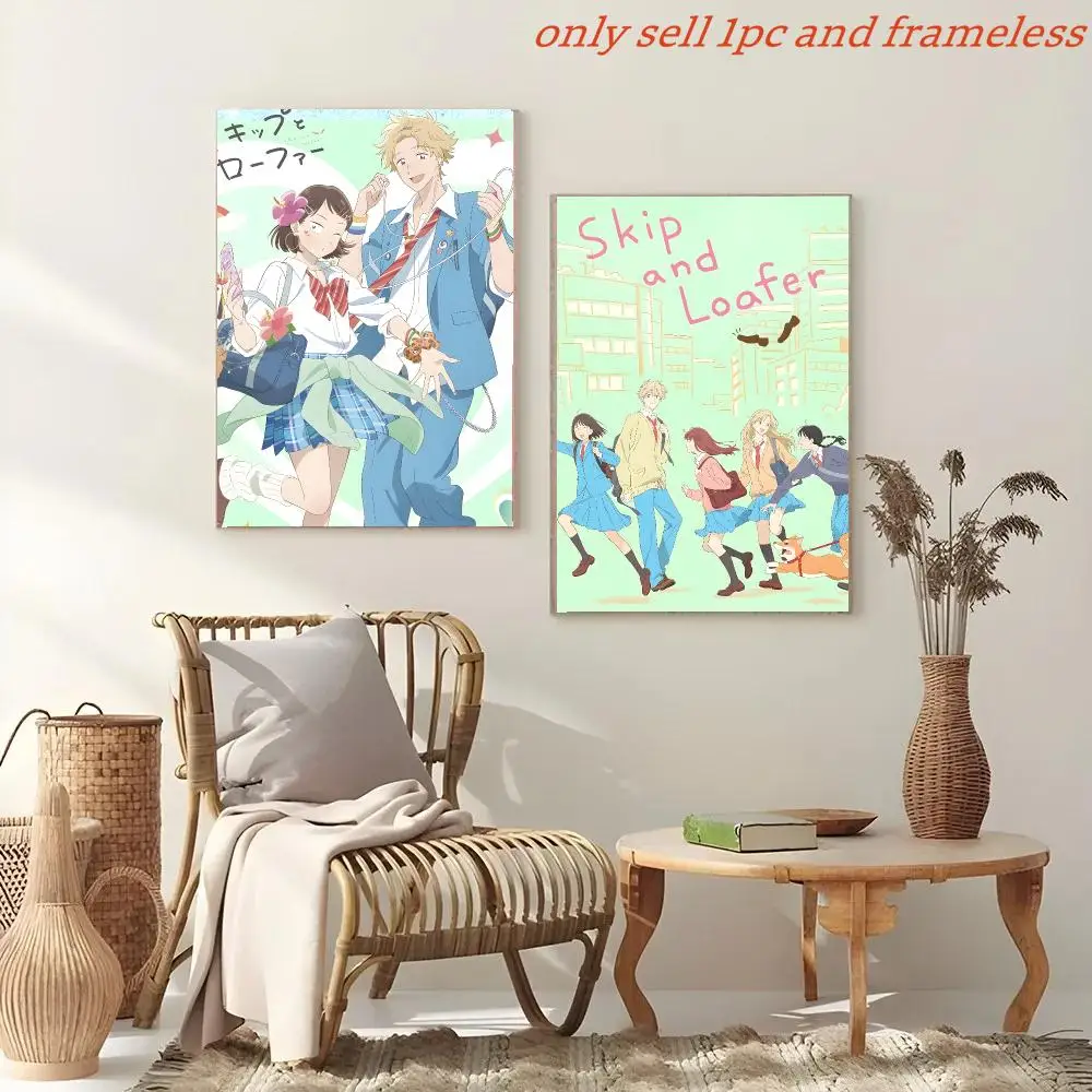 S-Skip And L-Loafer Japanese Animation Poster Poster Painting And Print Wall Art Picture For Home Room Decor Gifts