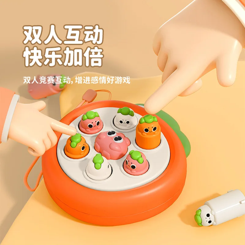 Radish Whack-a-mole baby press Le Baby mini cute early education children\'s educational toy extractor