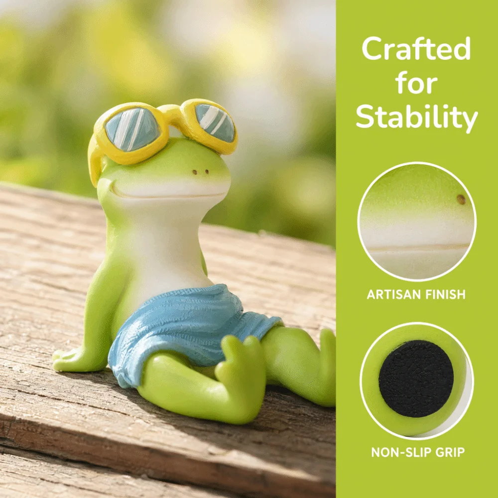 Resin Cartoon Animal Resin Phone Holder Green 2.87x2.60in Desk Top Smart Device Support Stand Cartoon Animal