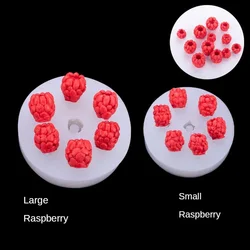 3D Raspberry Strawberry Silicone Mold DIY Fruits Desserts Chocolate Pastry Cake Decorating Tool Fondant Mold Kitchen Bakeware