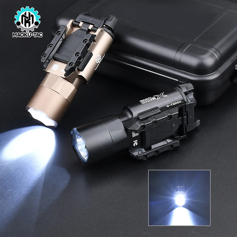 

Airsoft X300U X300 SF Pistol Scout Light Tactical Gun Flashlight 600 Lumen Fit Glock 17 Picatinny Rail Hunting Weapon Light