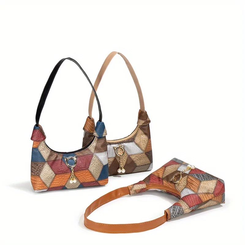 High quality simple shoulder women's bag exquisite versatile trend women's armpit bag party trend shoulder bag