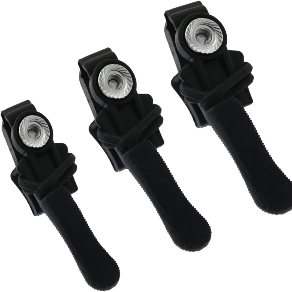 6/3pc Universal Zipper Lock Head Quick Installation Detachable Zipper Head for Jackets Luggage Bags Replacing Slider Lock Repair