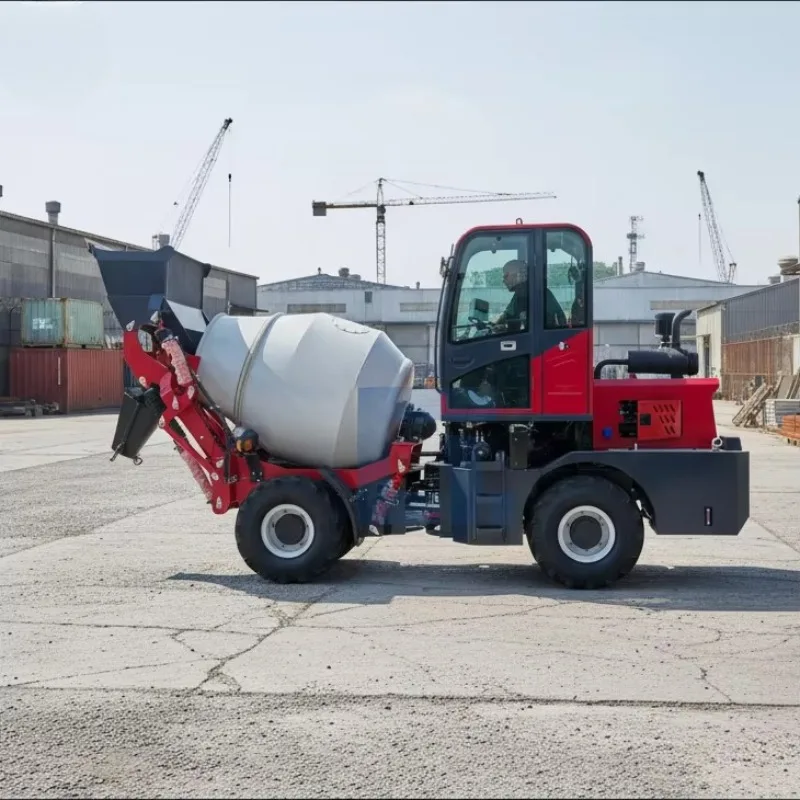 New Generation Fuel Self Loading Concrete Mixer Truck with High Efficiency Engine & Pump for Construction Use
