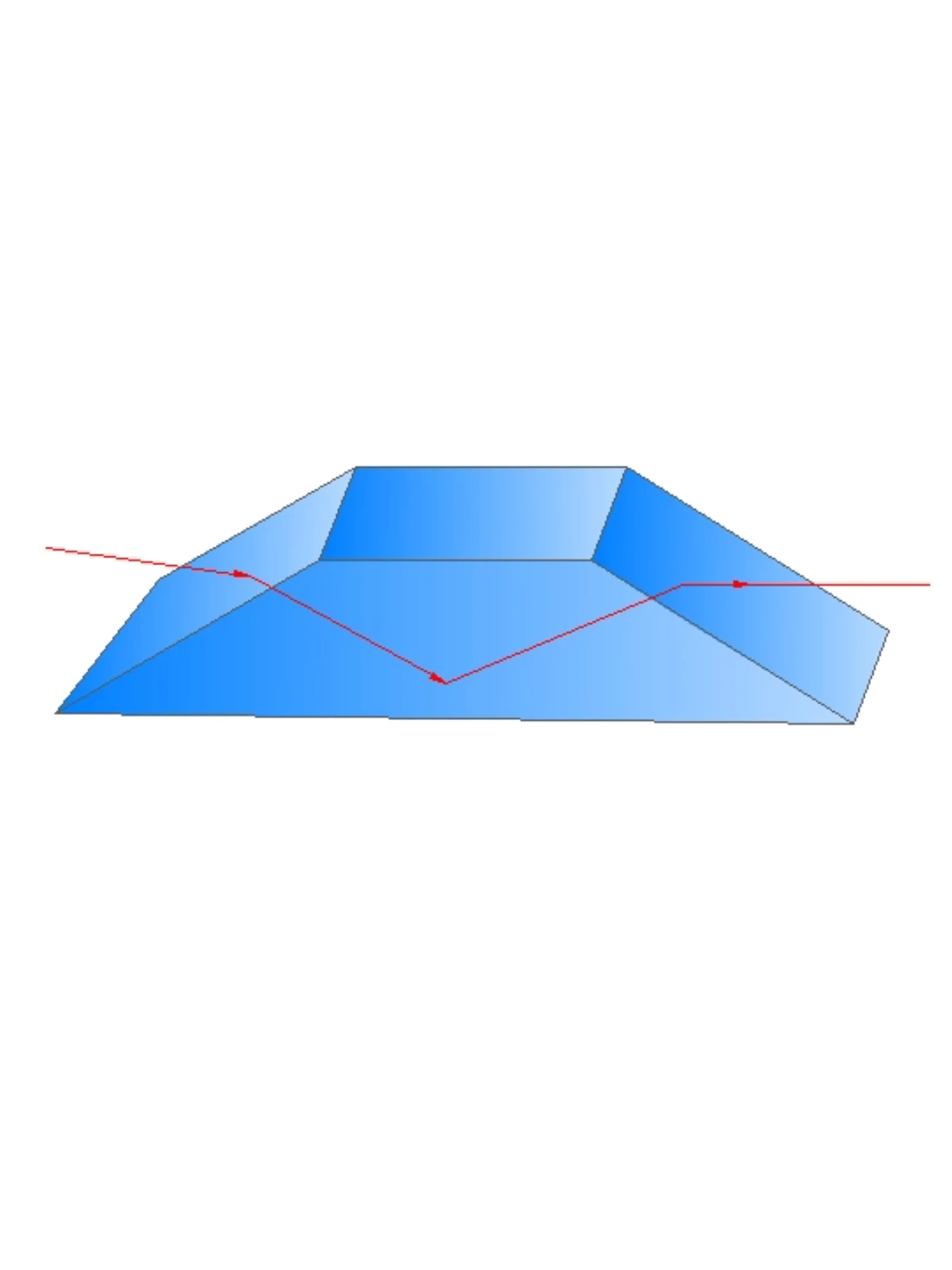 Optical Glass K9 Right-Angle Trapezoidal Prism Customized 180-Degree Reflective Dove Prism Manufacturers