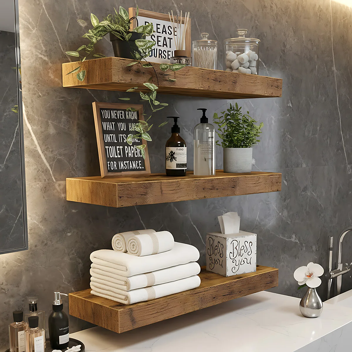 Floating Shelves for Wall, 15.7