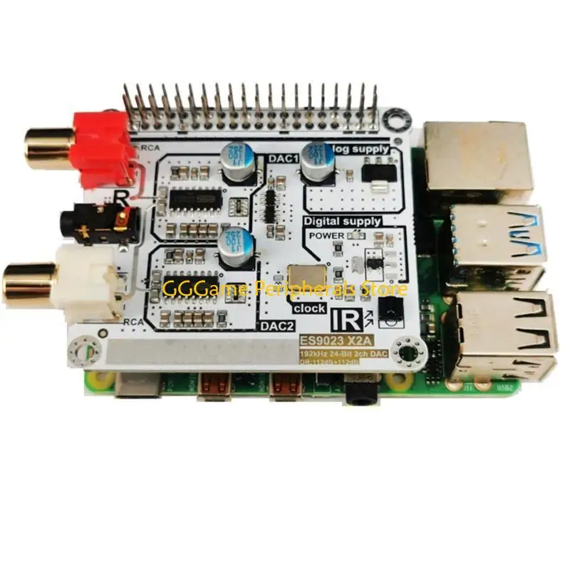 U55B HiFi DAC لوحة توسيع محول رقمي تناظري DAC استبدال لوحة فك التشفير