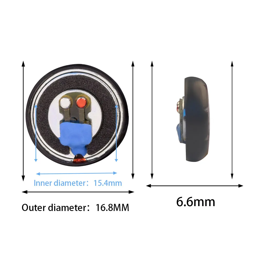 QIGOM S1607-150B 15.4mm Earphone Driver Unit 150ohm Balanced Three Frequency, Warm Sound, Earphone Unit Direct Driven by Phone