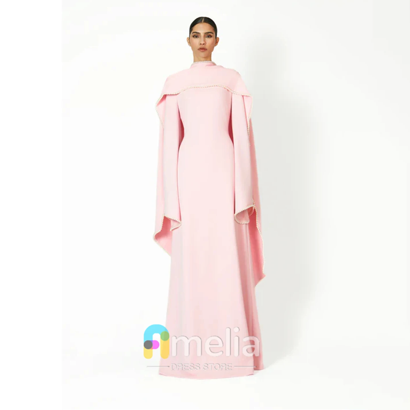 

Amelia Evening Dresses O Neck Crepe for Special Occasions Formal Gowns Elegant Party Dresses Woman For Dubai 2024