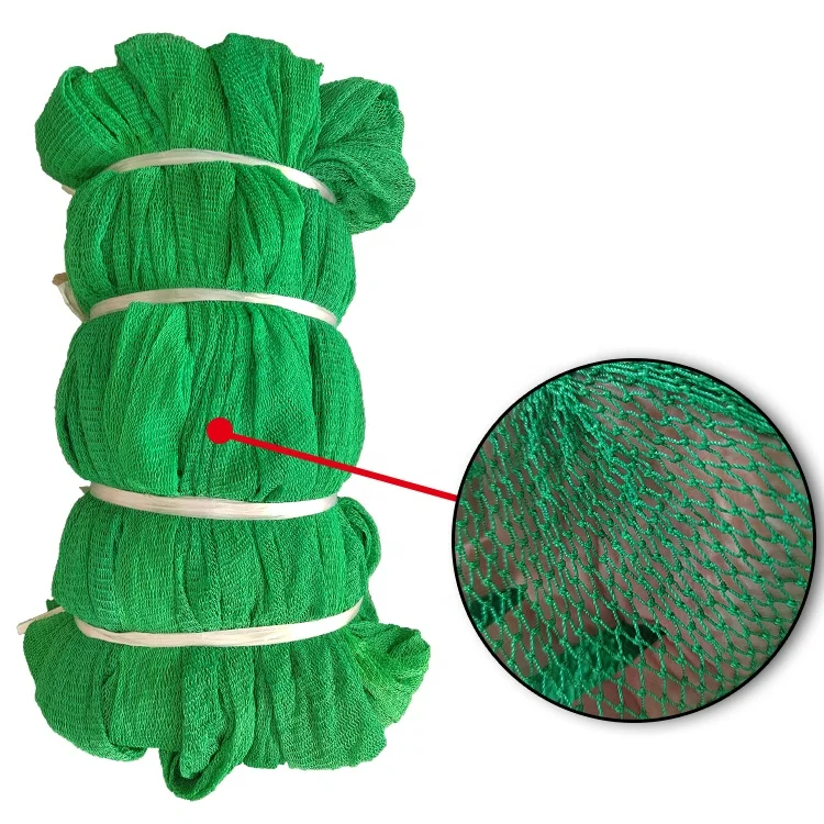 Small net 3-layer fishing net Soft nylon single and double knot fishing