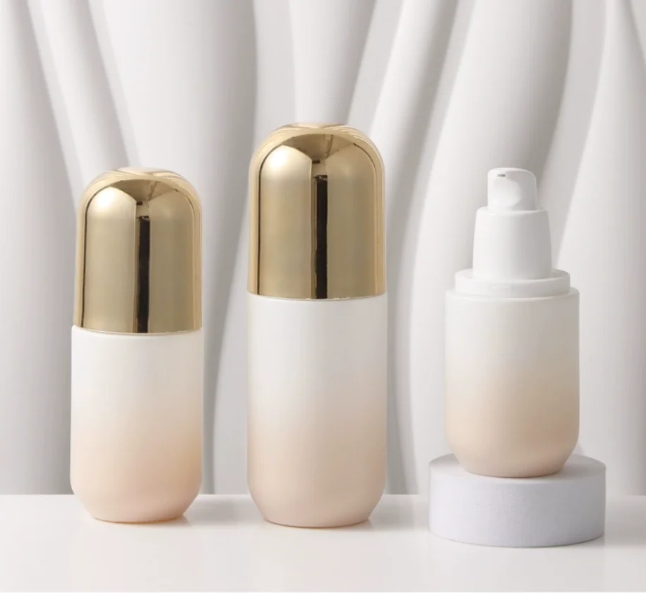 30 مللي-120 مللي زجاجة زجاجية مصل جوهر الرطوبة/غسول/مستحلب/أساس/حبر مياه المرحاض العناية بالبشرة مستحضرات التجميل التعبئة #4