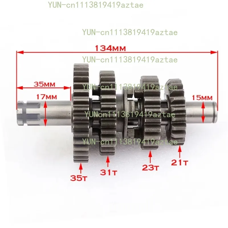 Transmission Gearbox Main Counter Shaft, Replacement Part for YX 140cc 150cc 160cc Engine