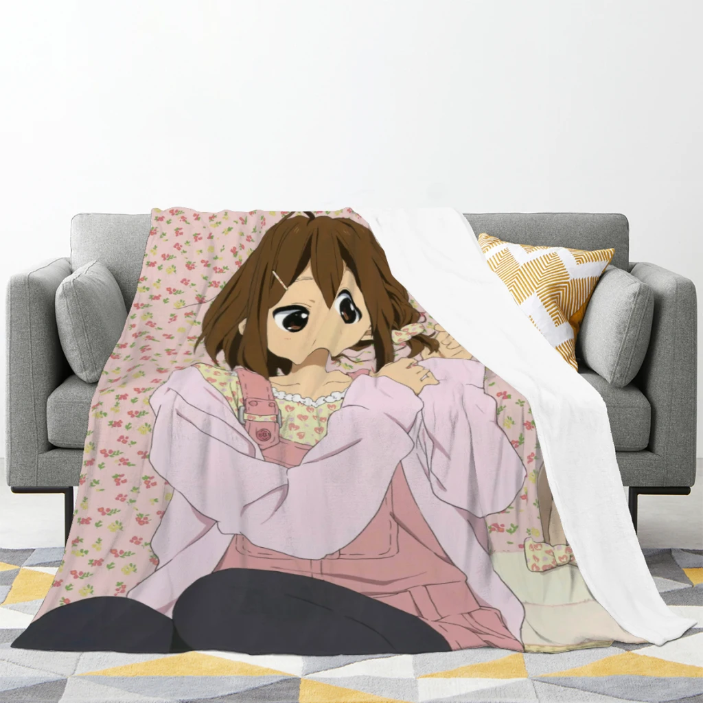 New Debut Anime Kawaii K-on! Comfortable Flanne Blanket Comforter Flannel Soft throw Blankets Warm Home and Decoration