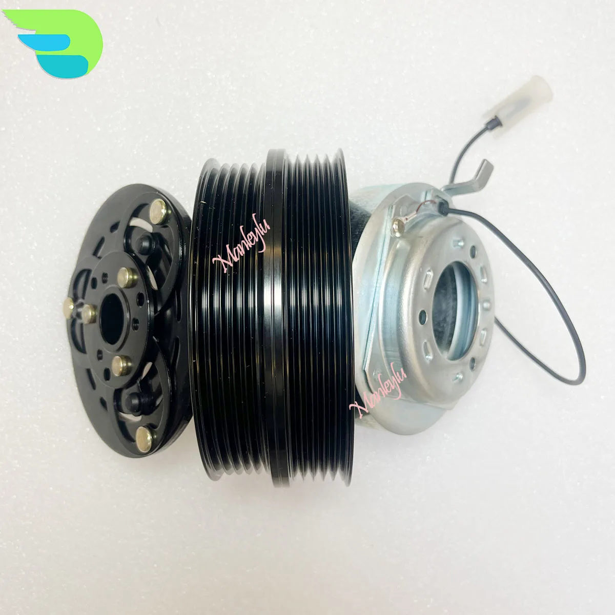 AC A/C Air Conditioning Compressor Clutch Pulley for Volvo V50 MW C30 S40 C70 II MS 2.4 2.5 T5 5060120474 30733821 30676311