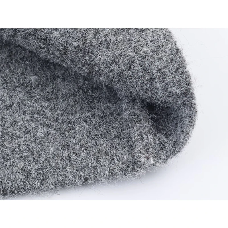 سترة نسائية موضة 2025 معاطف قصيرة محبوكة ومربوطة سترات فضفاضة غير رسمية عالية الشارع للنساء ملابس خارجية جديدة بأكمام طويلة #6