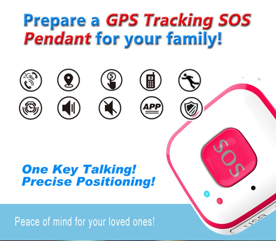 3 collor Mini GPS Tracker V28 for Kids Elder Locator Pendant Two Way Calls Fall Alarm Free APP WIFI GPS LBS Tracking SOS Calling