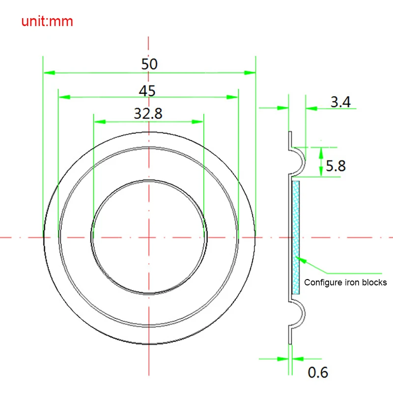 2Pcs/Lot 2Pcs/Lot  Bass Radiator Woofer Vibration Membrane Passive Speaker Subwoofer DIY Home Theater Repair Kit