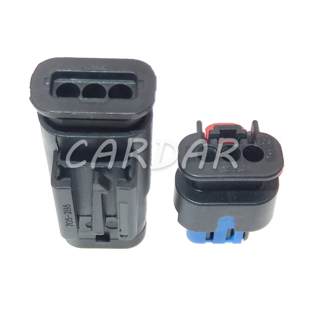 1 Set 3 Pin Auto Reversing Radar Wire Cable Waterproof Socket AC Assembly For Buick Roewe 1-2296695-1 2203771-1