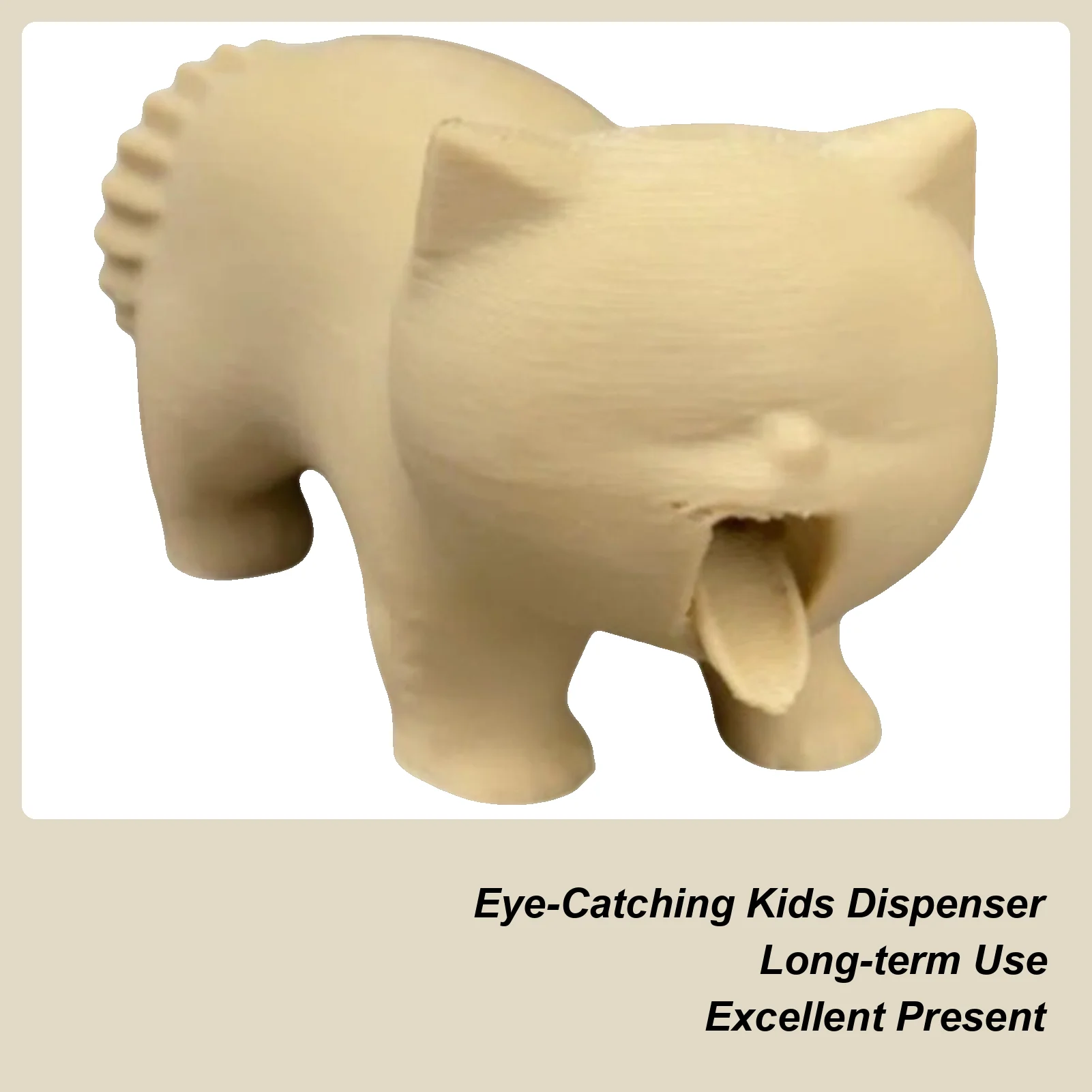 

Cat Toothpaste Dispenser Kitten Vomiting Tooth Paste Dispenser Cartoon Toothpaste Toppers for Bathroom Shower Kids Dorm Home