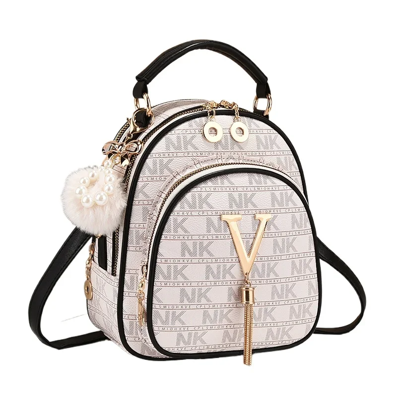Luxury Brand Designer Women'S Backpack Fashion New Large Capacity Single Shoulder Crossbody Bag Casual Trend Letter Backpack