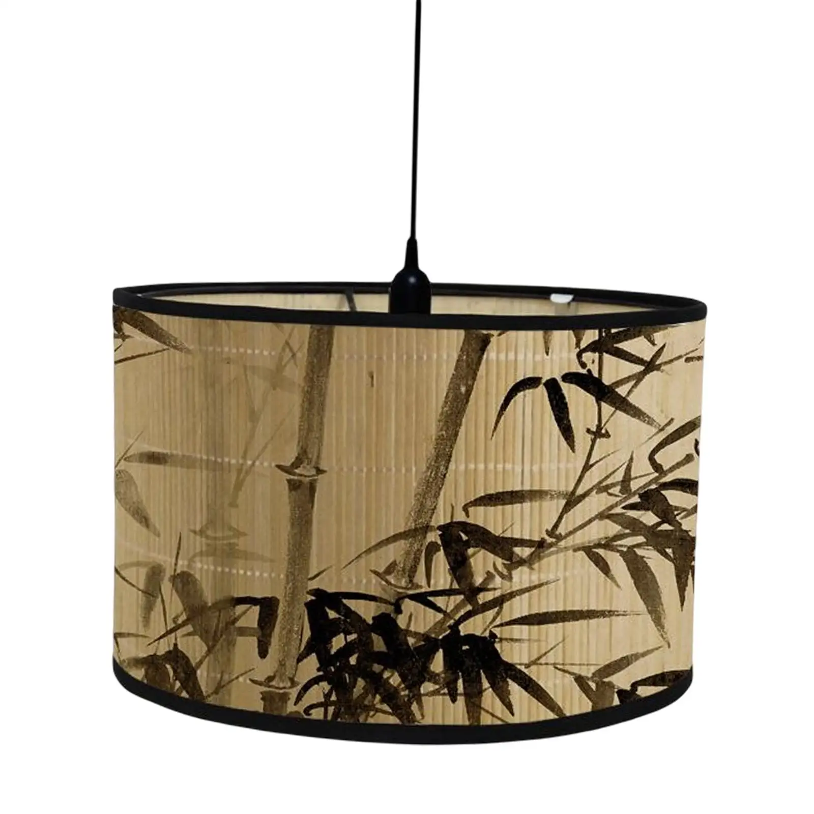 Bamboo Lamp Shade Ceiling Light Fixture Cover Pendant Light Lanterns Bedroom