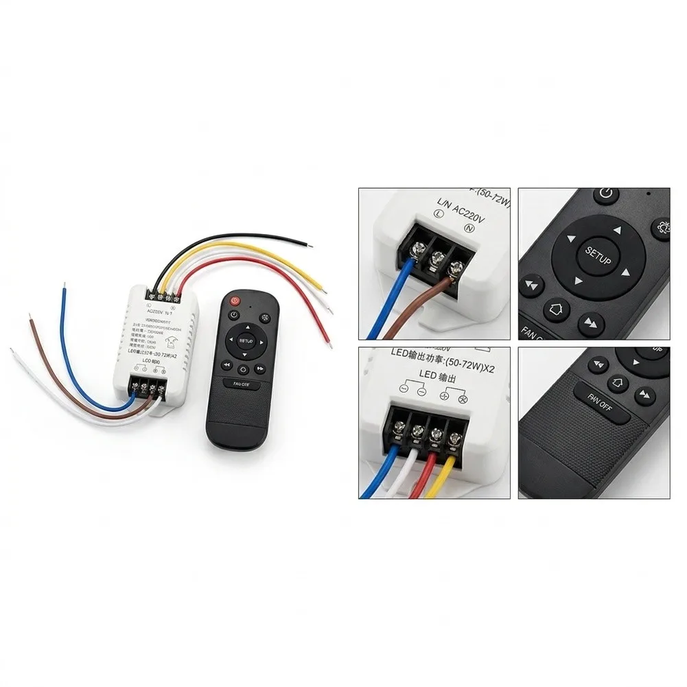 Second Generation Remote Control for LED Oscillating Light with Voice Control and Starry Projection Functionality