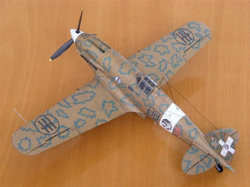 1:300 Scale Italian Fighter Macchi MC.202 DIY Handcraft PAPER MODEL KIT Handmade Toy DIY Puzzles