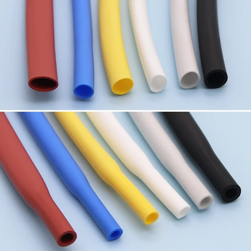 Diameter 0.8~30mm Silicone Heat Shrink Tube Flexible Cable Sleeve Insulated 2500V High Temperature Soft DIY Wire Wrap Protector