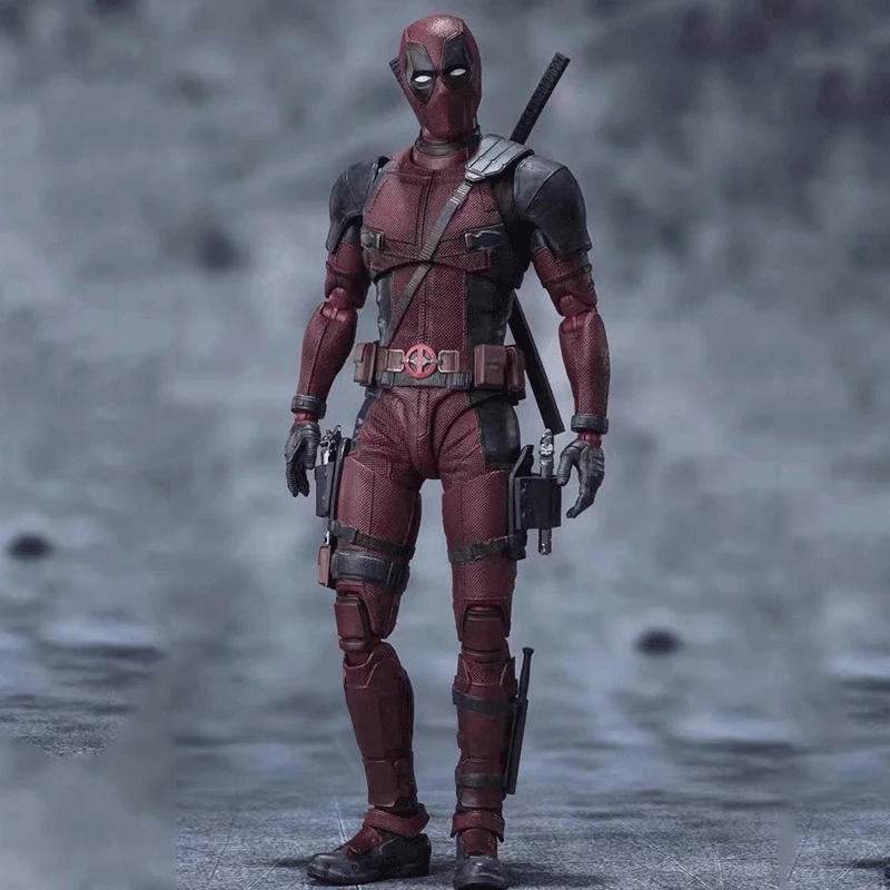 SHF Deadpool 2 عمل الشكل PVC خارقة جمع دمية المنقولة نموذج اللعب المشتركة المنقولة دمى هدايا أعياد ميلاد للأطفال 16 سنتيمتر #5