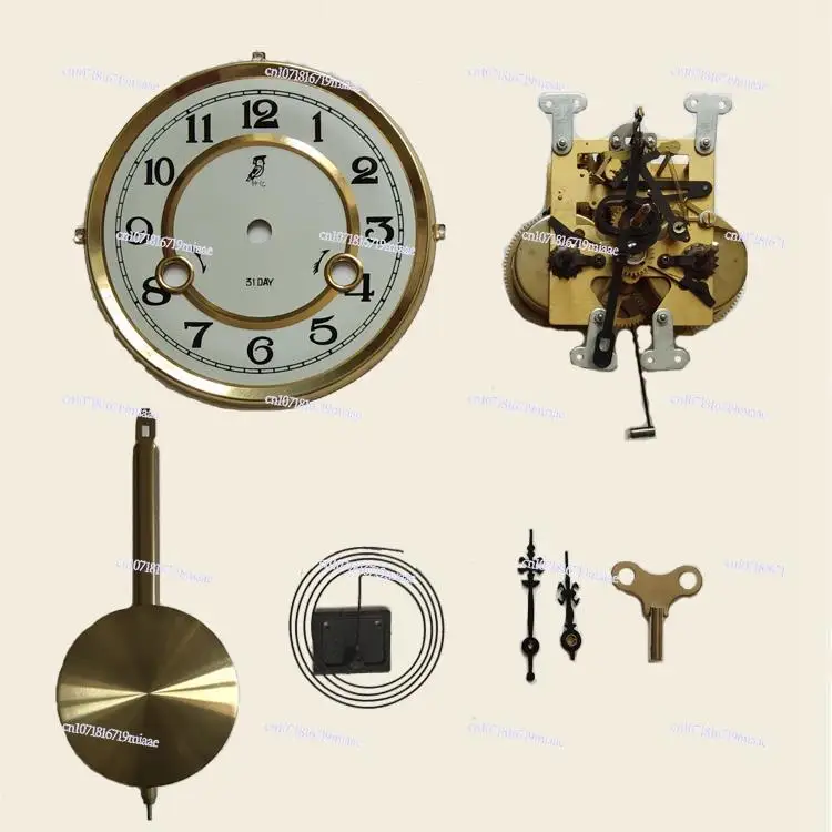 Vintage mechanical clock accessories, retro mechanical wall clock, swing clock DIY manual assembly, watch repair parts