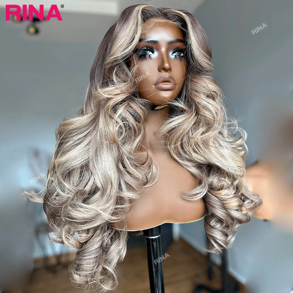 

Body Wave Ombre Gary Blonde Colored 13X4 Lace Front Wig Human Hair Transparent Lace 13X6 Lace Frontal Brazilian Wig For Women