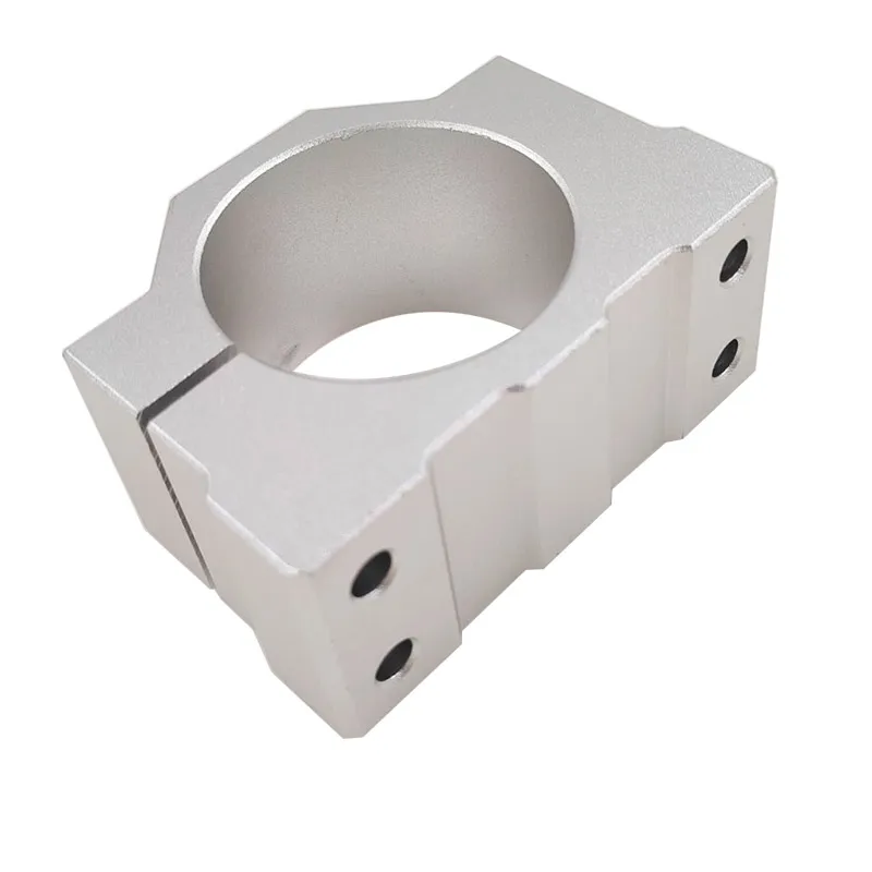 60mm Metal Alloy Electric Spindle Base Dc Motor Fixing Bracket Optical Axis Fixed Seat 65mm