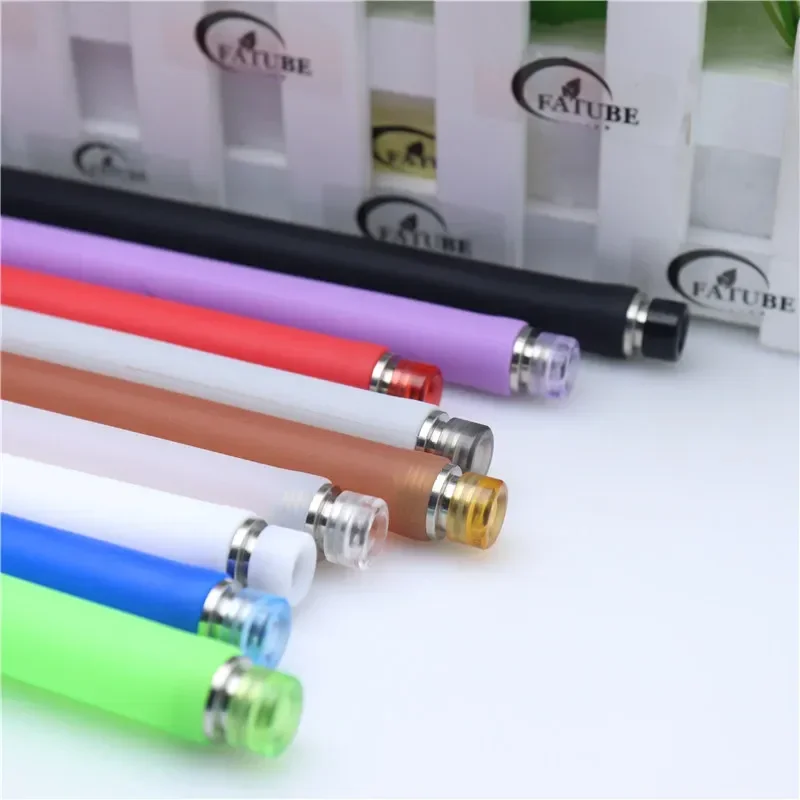 1 قطعة BB صندوق البليت بالتنقيط فوهة | وصلة قش أكريليك من الفولاذ المقاوم للصدأ مدمجة بفم واسع #6